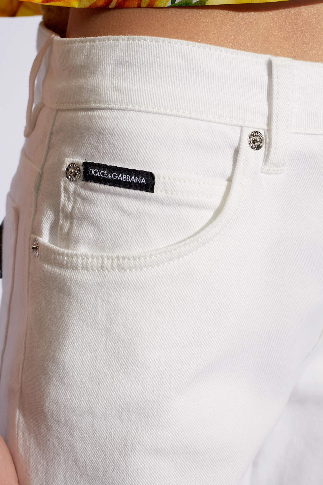 Dolce gabbana discount white jeans